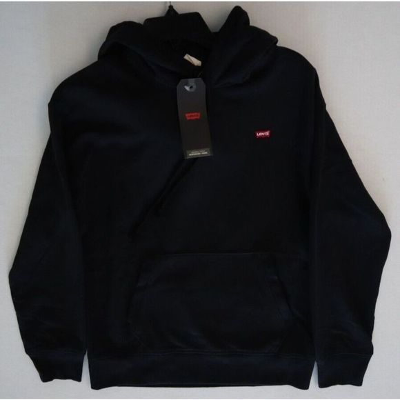 Levi's 246930007 Women's Sz XS Black Pull Over Logo Hoodie $60 - Picture 3 of 7